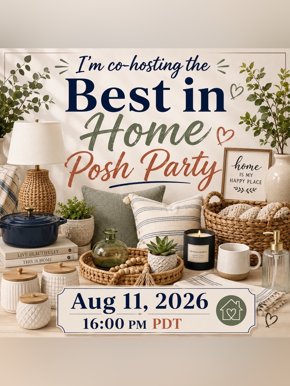 🎉LET’S PARTY on 8/11 🎉🎉🎉Best in Home Posh Party 🎉